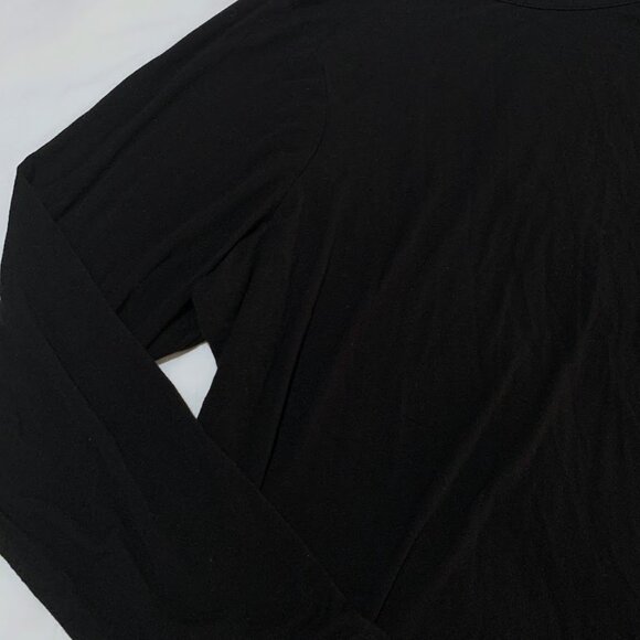Old Navy black luxe stretchy soft long sleeved shirt large - Picture 3 of 8